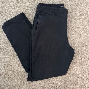 Old Navy Black Slim Straight Chinos
